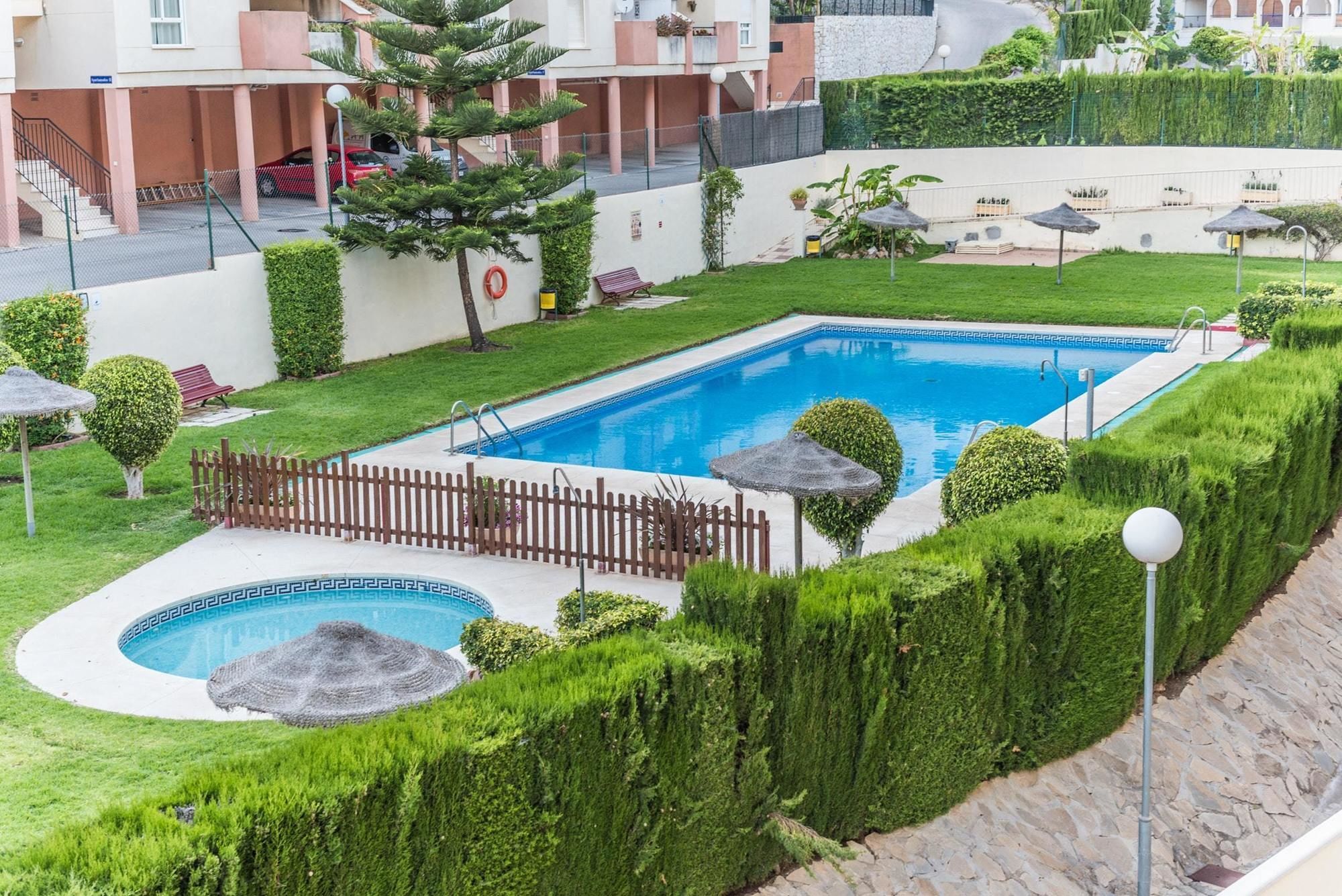With One Bedroom, With Wonderful Mountain View, Private Pool Benalmadena