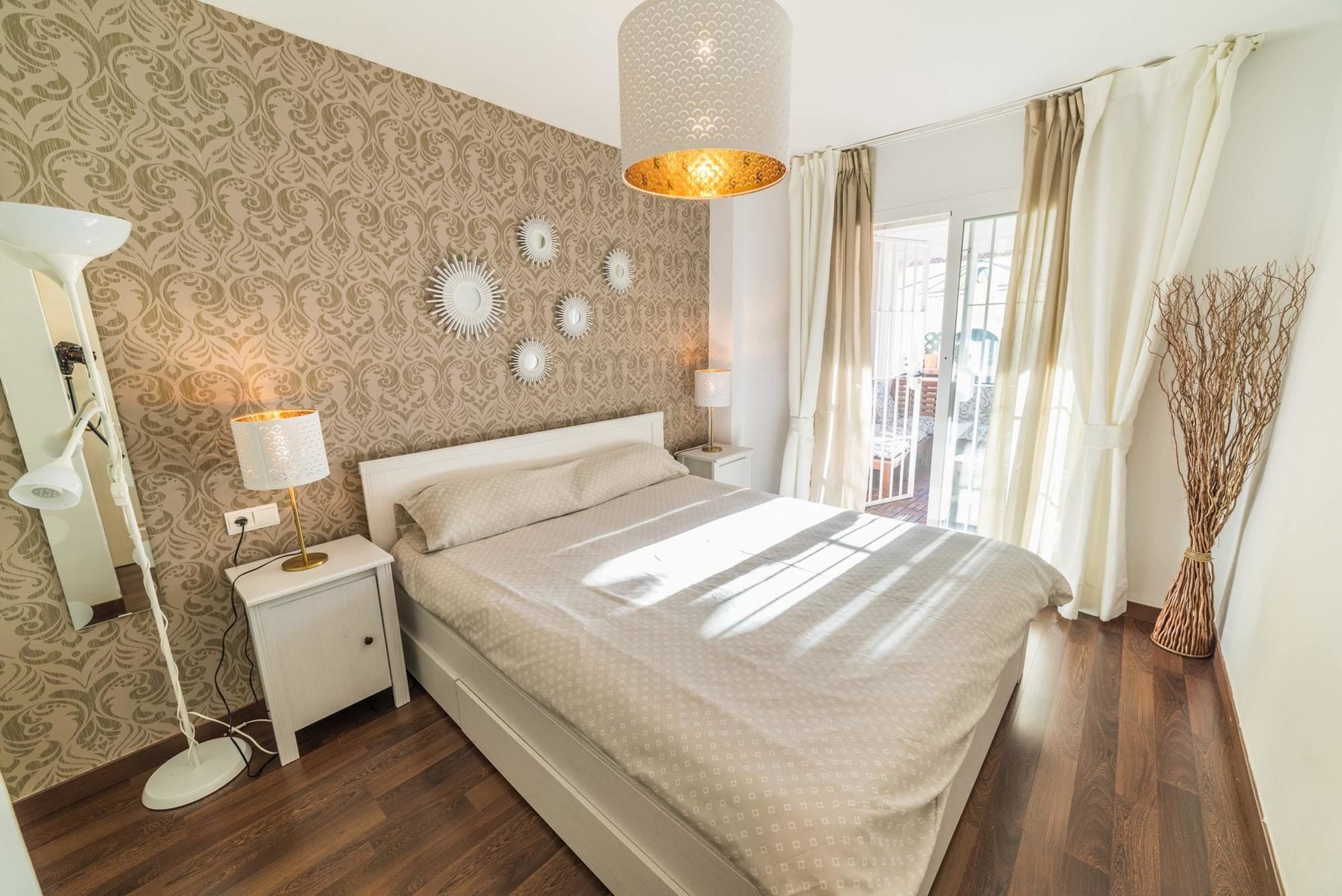 With One Bedroom, With Wonderful Mountain View, Private Pool Apartment Benalmadena